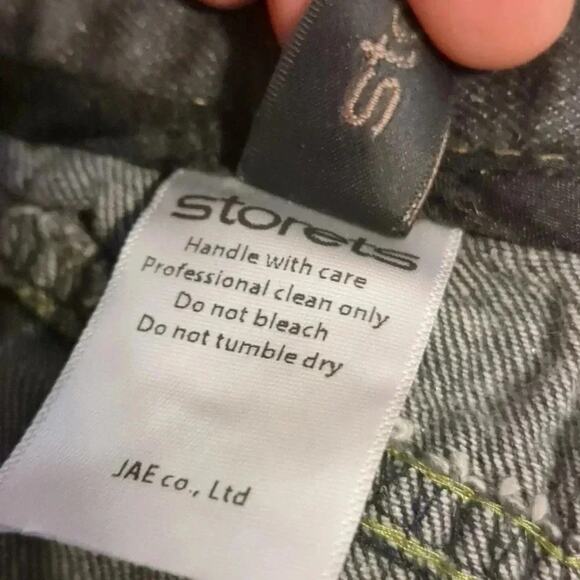 Storets denim skirt with glittery star tulle on top size M - Picture 3 of 4